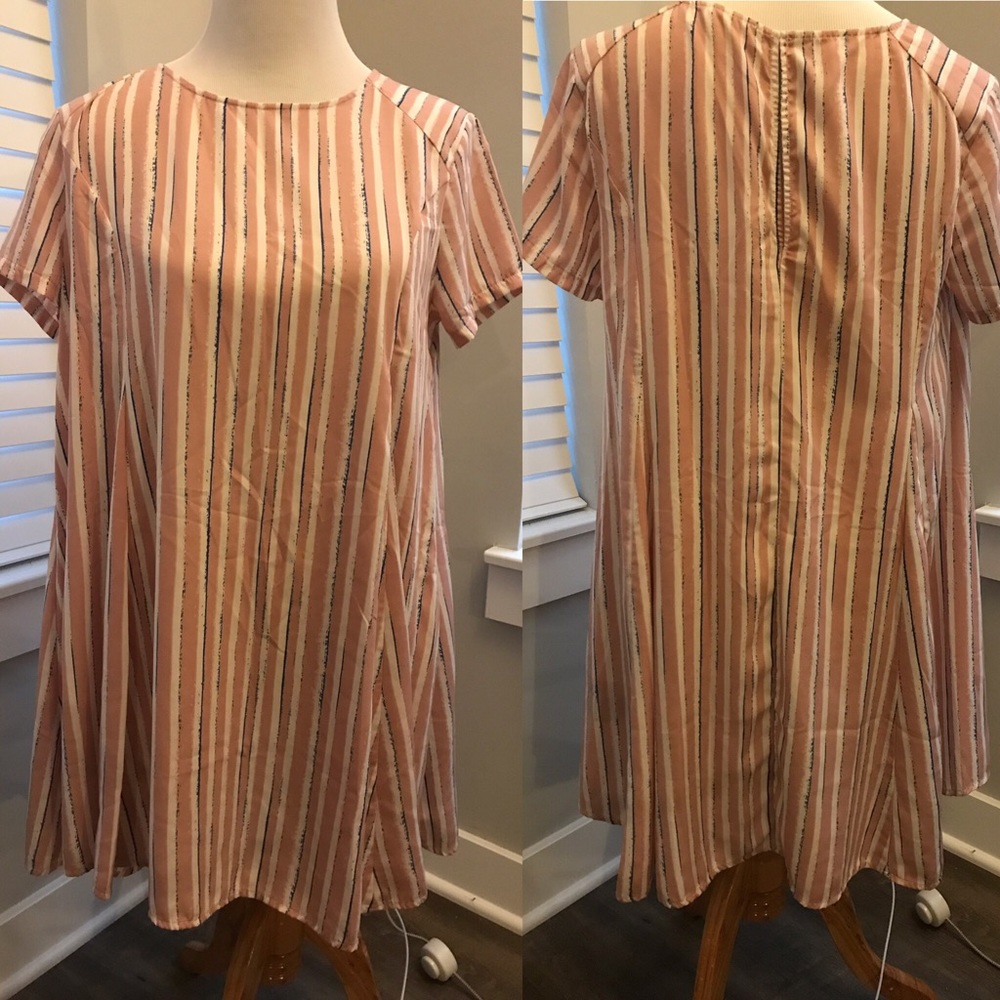 pink striped dress from nordstrom - size M